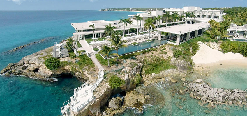 Four Seasons 4 Bedroom Ocean Villa Waterfront Located In Fabulous Barnes Bay Anguilla Private Villa Rentals